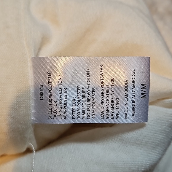 Weatherproof Cream Sherpa Pullover with Pockets - Picture 7 of 7